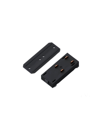 Коннектор для трековой системы SLIMLINE, 220V, black, 25x45x20mm (провод L370mm)