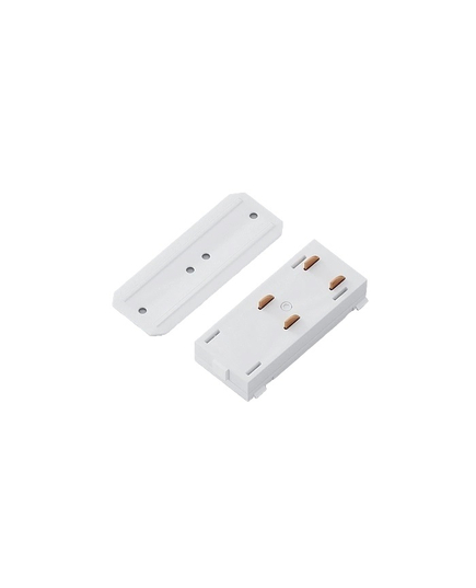 Прямой соединитель для трековой системы SLIMLINE, 220V, White, 25x45x20mm