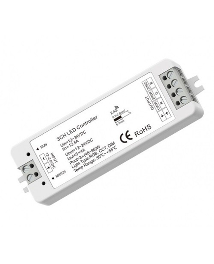 Контроллер К3 3CH*4A DIM/MIX/RGB, 144W-12V/288W-24V